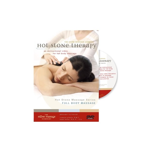 DVD Hot Stone Massage Full Body  Books, charts and reflexology