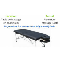 Rental - Aluminium Massage Table  Leasing
