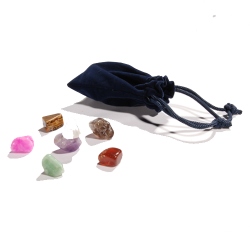 7 naturals chakra stones  Massage stones