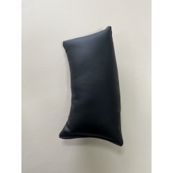 Shoulder 1/2 moon leatherette pillow 12X6