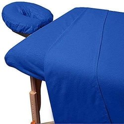 Soft Microfiber Massage Table Sheets 3 Piece Set - Royal Blue  Shop by category - Massage Boutik Products